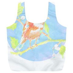 Birds Illustration T- Shirtbird T- Shirt (1) Full Print Recycle Bag (xxl) by EnriqueJohnson