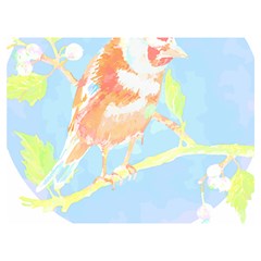 Birds Illustration T- Shirtbird T- Shirt (1) Premium Plush Fleece Blanket (extra Small) by EnriqueJohnson