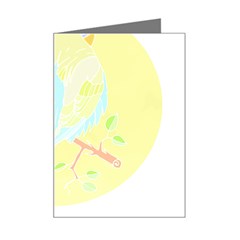 Birds Illustration T- Shirtbird T- Shirt (3) Mini Greeting Card by EnriqueJohnson