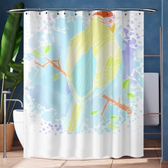 Birds Illustration T- Shirtbird T- Shirt (5) Shower Curtain 60  X 72  (medium)  by EnriqueJohnson