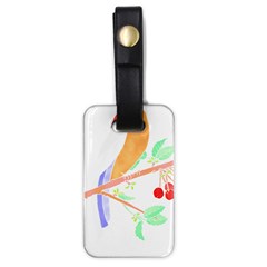 Birds Illustration T- Shirtbird T- Shirt (8) Luggage Tag (one Side) by EnriqueJohnson