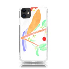 Birds Illustration T- Shirtbird T- Shirt (8) Iphone 11 Tpu Uv Print Case by EnriqueJohnson