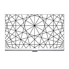 Black And White Pattern T- Shirt Black And White Pattern 8 Business Card Holder by EnriqueJohnson