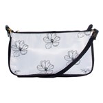 Black And White Pattern T- Shirt Black And White Pattern 11 Shoulder Clutch Bag Front