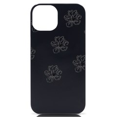 Black And White Pattern T- Shirt Black And White Pattern 11 iPhone 14 Black UV Print Case