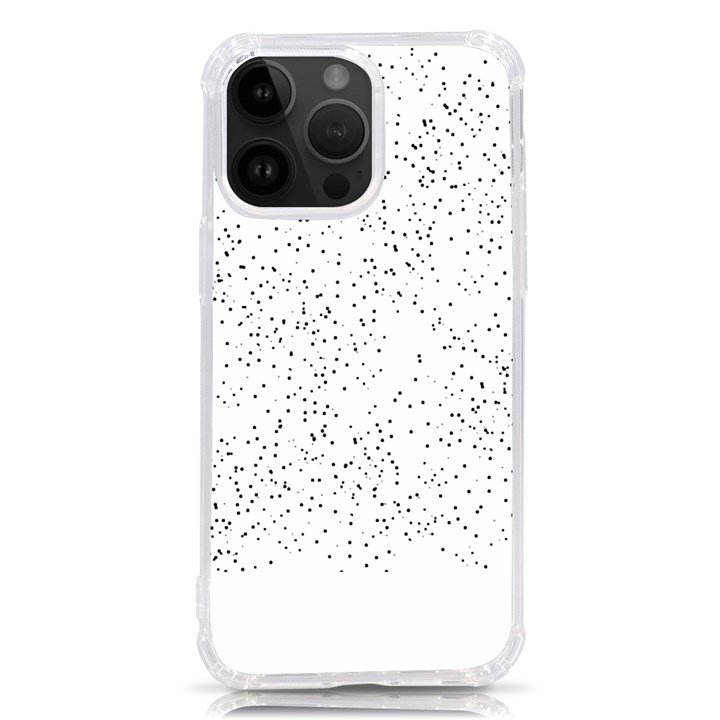 Black And White Pattern T- Shirt Black And White Pattern 14 iPhone 14 Pro Max TPU UV Print Case