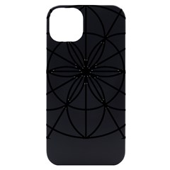 Black And White Pattern T- Shirt Black And White Pattern T- Shirt Iphone 14 Plus Black Uv Print Case