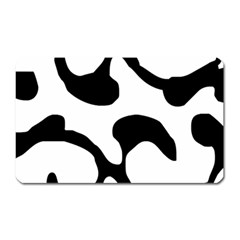 Black And White Swirl Pattern T- Shirt Black And White Swirl Pattern T- Shirt Magnet (rectangular) by EnriqueJohnson