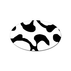 Black And White Swirl Pattern T- Shirt Black And White Swirl Pattern T- Shirt Sticker Oval (100 Pack) by EnriqueJohnson