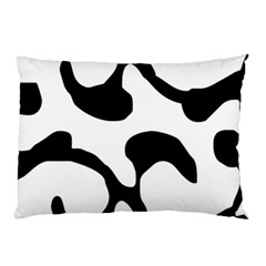 Black And White Swirl Pattern T- Shirt Black And White Swirl Pattern T- Shirt Pillow Case by EnriqueJohnson