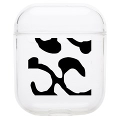 Black And White Swirl Pattern T- Shirt Black And White Swirl Pattern T- Shirt Airpods 1/2 Case