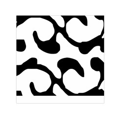 Black And White Swirl Pattern T- Shirt Black And White Swirl Pattern T- Shirt Square Satin Scarf (30  X 30 ) by EnriqueJohnson