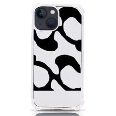 Black And White Swirl Pattern T- Shirt Black And White Swirl Pattern T- Shirt Iphone 13 Mini Tpu Uv Print Case by EnriqueJohnson