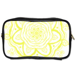 Blue And Yellow T- Shirtcircle Of Hope T- Shirt Toiletries Bag (two Sides) by EnriqueJohnson