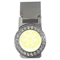 Blue And Yellow T- Shirtcircle Of Hope T- Shirt Money Clips (cz)  by EnriqueJohnson