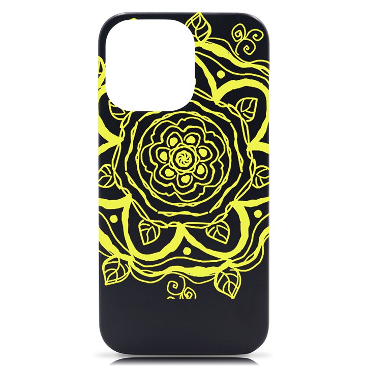 Blue And Yellow T- Shirtcircle Of Hope T- Shirt iPhone 14 Pro Max Black UV Print Case