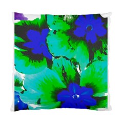 Blue T- Shirt Blue Flower Of Happiness Standard Cushion Case (one Side) by EnriqueJohnson