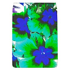 Blue T- Shirt Blue Flower Of Happiness Removable Flap Cover (l) by EnriqueJohnson