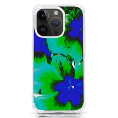 Blue T- Shirt Blue Flower Of Happiness Iphone 14 Pro Tpu Uv Print Case by EnriqueJohnson