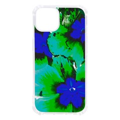 Blue T- Shirt Blue Flower Of Happiness Iphone 13 Tpu Uv Print Case by EnriqueJohnson