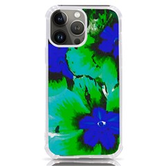 Blue T- Shirt Blue Flower Of Happiness Iphone 13 Pro Max Tpu Uv Print Case by EnriqueJohnson