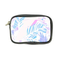 Blue T- Shirt Blue Tropical Pattern T- Shirt Coin Purse