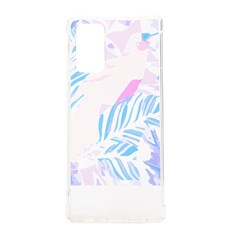 Blue T- Shirt Blue Tropical Pattern T- Shirt Samsung Galaxy Note 20 TPU UV Case