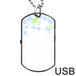 Blueberries T- Shirt Blueberries T- Shirt Dog Tag USB Flash (One Side) Front