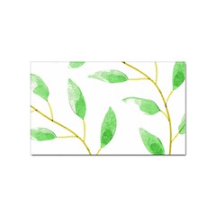 Boho Leaf Pattern T- Shirt Boho Leaf Pattern8 Sticker (rectangular) by EnriqueJohnson