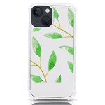 Boho Leaf Pattern T- Shirt Boho Leaf Pattern8 iPhone 13 mini TPU UV Print Case Front