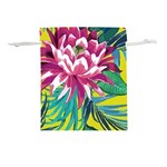 Botanical T- Shirt Botanical Beautiful Flowers T- Shirt Lightweight Drawstring Pouch (S) Front