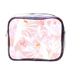 Botanical T- Shirt Botanical Birds Tropical T- Shirt Mini Toiletries Bag (one Side)