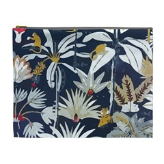 Botanical T- Shirt Botanical Creative Florida Beans T- Shirt Cosmetic Bag (xl)