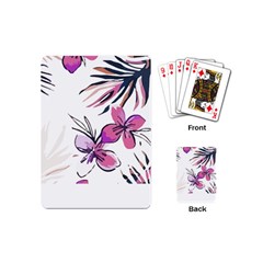 Botanical T- Shirt Botanical Creative Flower Mounted T- Shirt Playing Cards Single Design (mini) by EnriqueJohnson