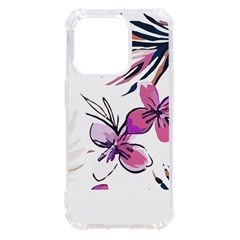 Botanical T- Shirt Botanical Creative Flower Mounted T- Shirt Iphone 14 Pro Tpu Uv Print Case by EnriqueJohnson