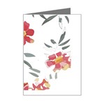 Botanical T- Shirt Botanical Graceful Chag T- Shirt Mini Greeting Card Left