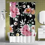 Botanical T- Shirt Botanical Graceful Pattern T- Shirt Shower Curtain 48  x 72  (Small)  Curtain(48  X 72 )