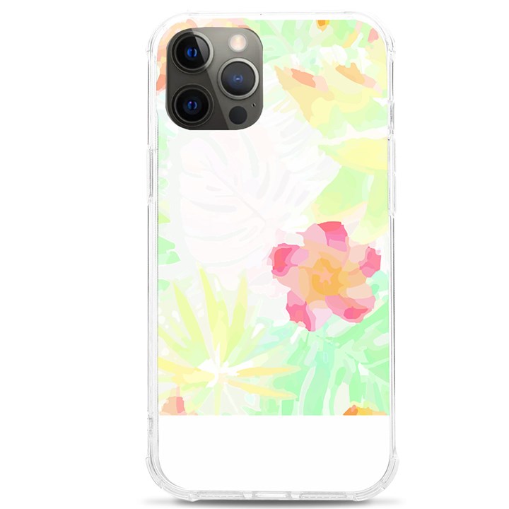 Botanical T- Shirt Botanical Handsome Coral Flower T- Shirt iPhone 12 Pro max TPU UV Print Case