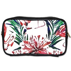 Botanical T- Shirt Botanical Pattern Hummingbird T- Shirt Toiletries Bag (two Sides) by EnriqueJohnson