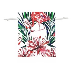 Botanical T- Shirt Botanical Pattern Hummingbird T- Shirt Lightweight Drawstring Pouch (s) by EnriqueJohnson