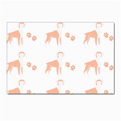 Boxer Dog Pattern T- Shirt Boxer Dog Cute Pattern T- Shirt Postcard 4 x 6  (pkg Of 10) by EnriqueJohnson