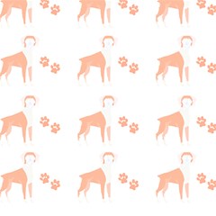 Boxer Dog Pattern T- Shirt Boxer Dog Cute Pattern T- Shirt Play Mat (rectangle) by EnriqueJohnson