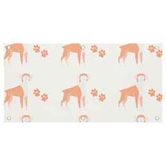 Boxer Dog Pattern T- Shirt Boxer Dog Cute Pattern T- Shirt Banner And Sign 4  X 2 