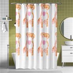 Boxer Dog Pattern T- Shirt Boxer Dog Pattern T- Shirt (1) Shower Curtain 48  x 72  (Small)  Curtain(48  X 72 )