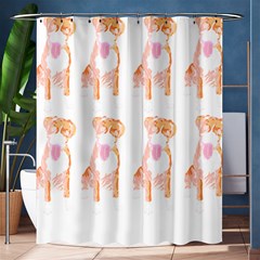 Boxer Dog Pattern T- Shirt Boxer Dog Pattern T- Shirt (1) Shower Curtain 60  X 72  (medium)  by EnriqueJohnson