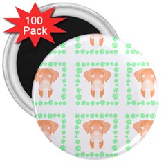 Boxer Dog Pattern T- Shirt Boxer Dog Pattern T- Shirt 3  Magnets (100 Pack) by EnriqueJohnson