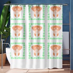 Boxer Dog Pattern T- Shirt Boxer Dog Pattern T- Shirt Shower Curtain 60  X 72  (medium)  by EnriqueJohnson