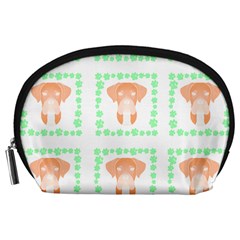 Boxer Dog Pattern T- Shirt Boxer Dog Pattern T- Shirt Accessory Pouch (large) by EnriqueJohnson