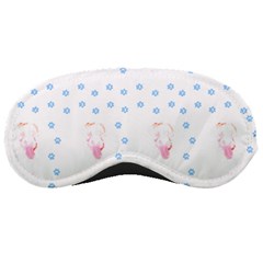 Boxer Dog T- Shirt White Boxer Dog Cute Pattern T- Shirt Sleep Mask by EnriqueJohnson