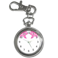 Breast Cancer T- Shirt Pink Ribbon Breast Cancer Survivor - Flowers Breast Cancer T- Shirt Key Chain Watches by EnriqueJohnson